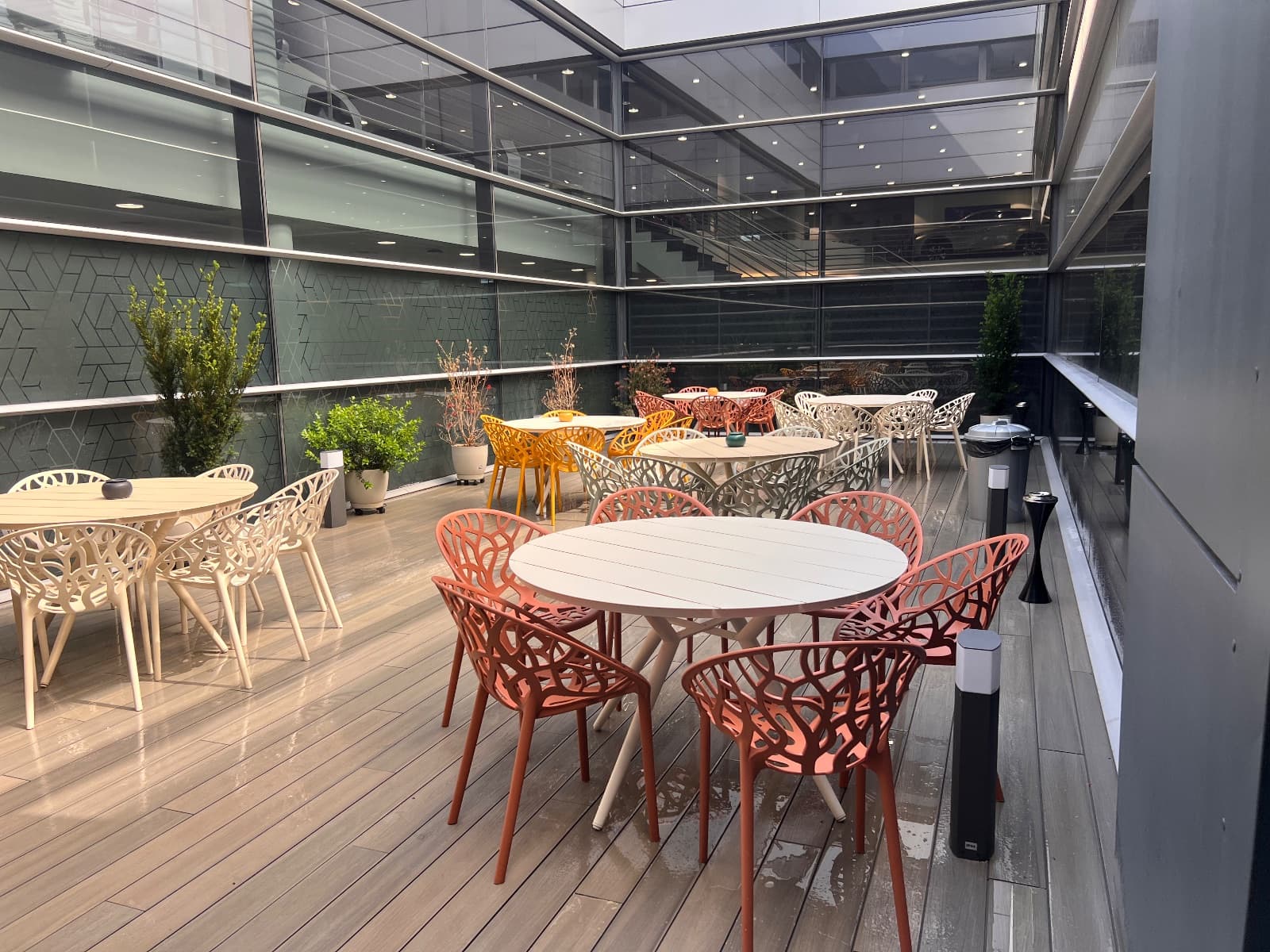 Terraza exterior versátil